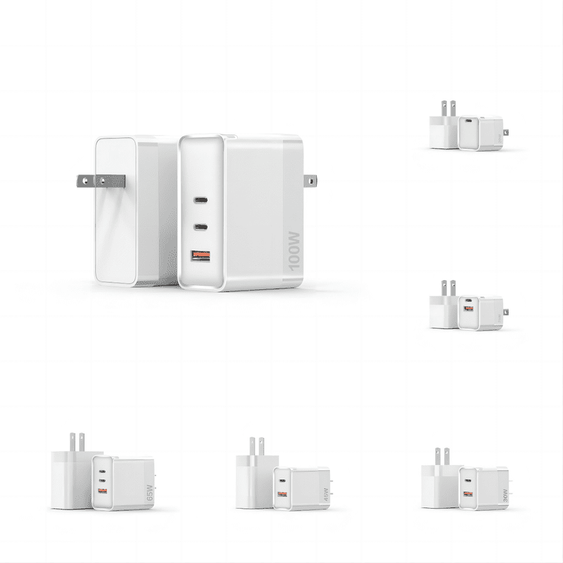 YISH 45W Type C Oplader GaN Snel Opladen USB C